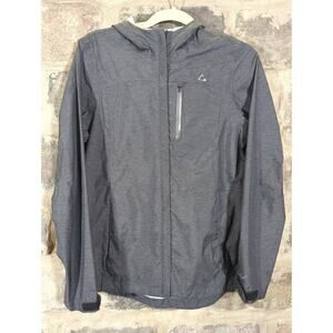 Paradox Jacket Woman's Small Gray Rain Hooded Spring Lightweight Nylon‎ Casual